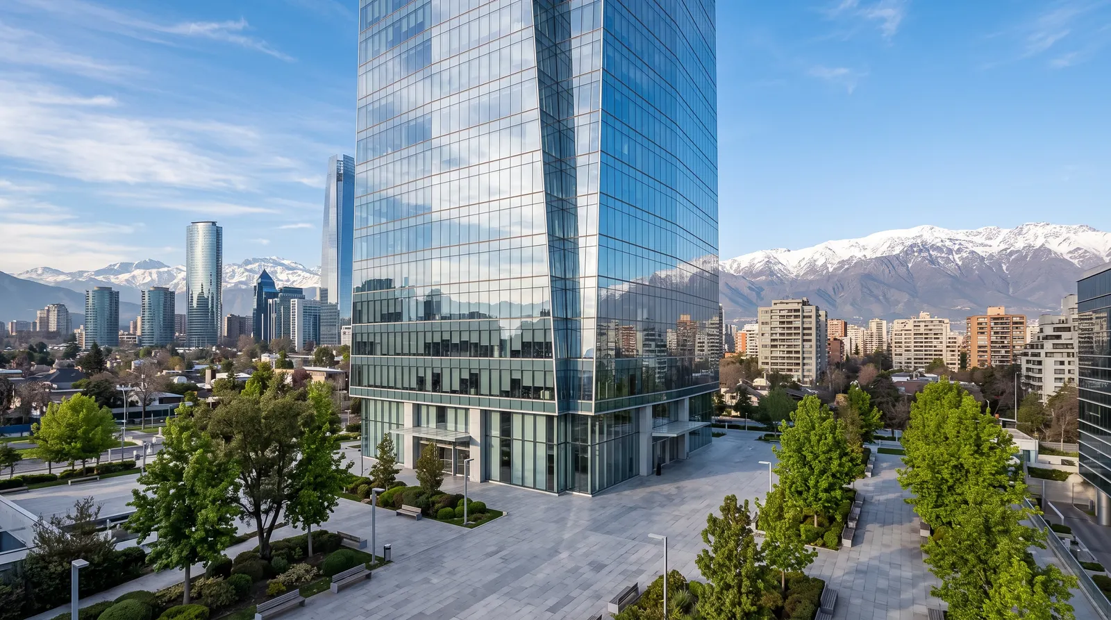 Edificio de oficinas corporativas en Las Condes